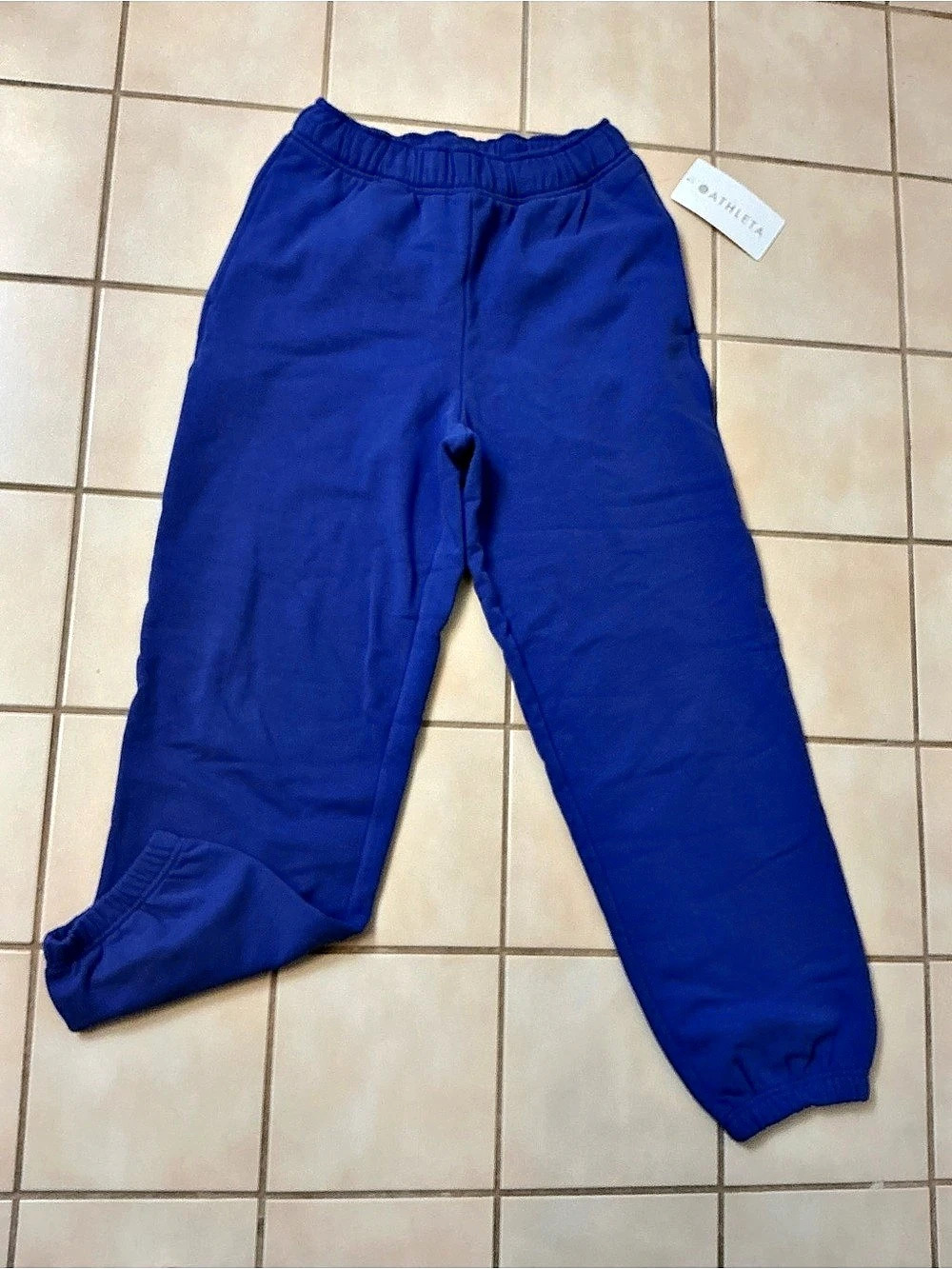 Athleta Forever Fleece Joggers Sz XS NWT! Borealis